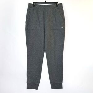 GAIAM Jogger Sweatpants Unisex M 30.5" Inseam Drawsting Charcoal Gray Athleisure